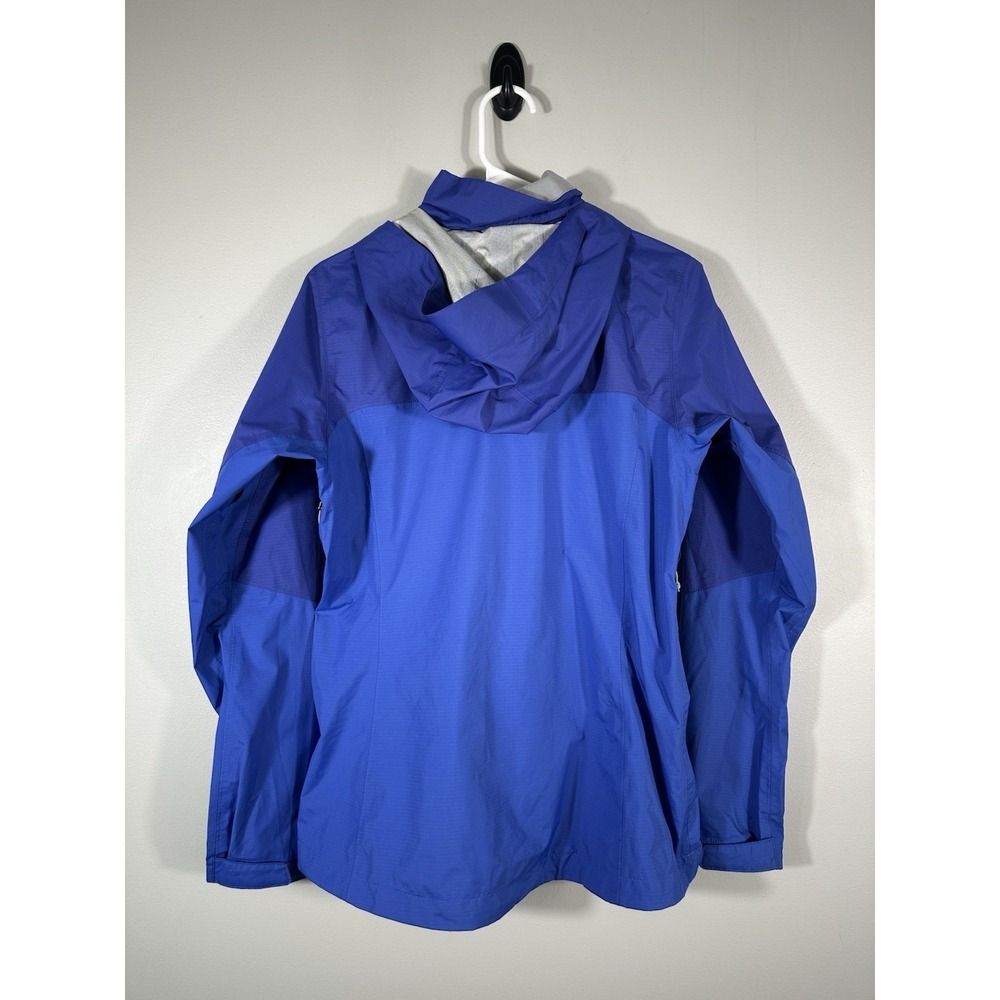 REI Coop Jacket Womens Small Blue Purple Rain Full Zip Hooded Peak 2.5L Nylon‎ - Picture 2 of 16